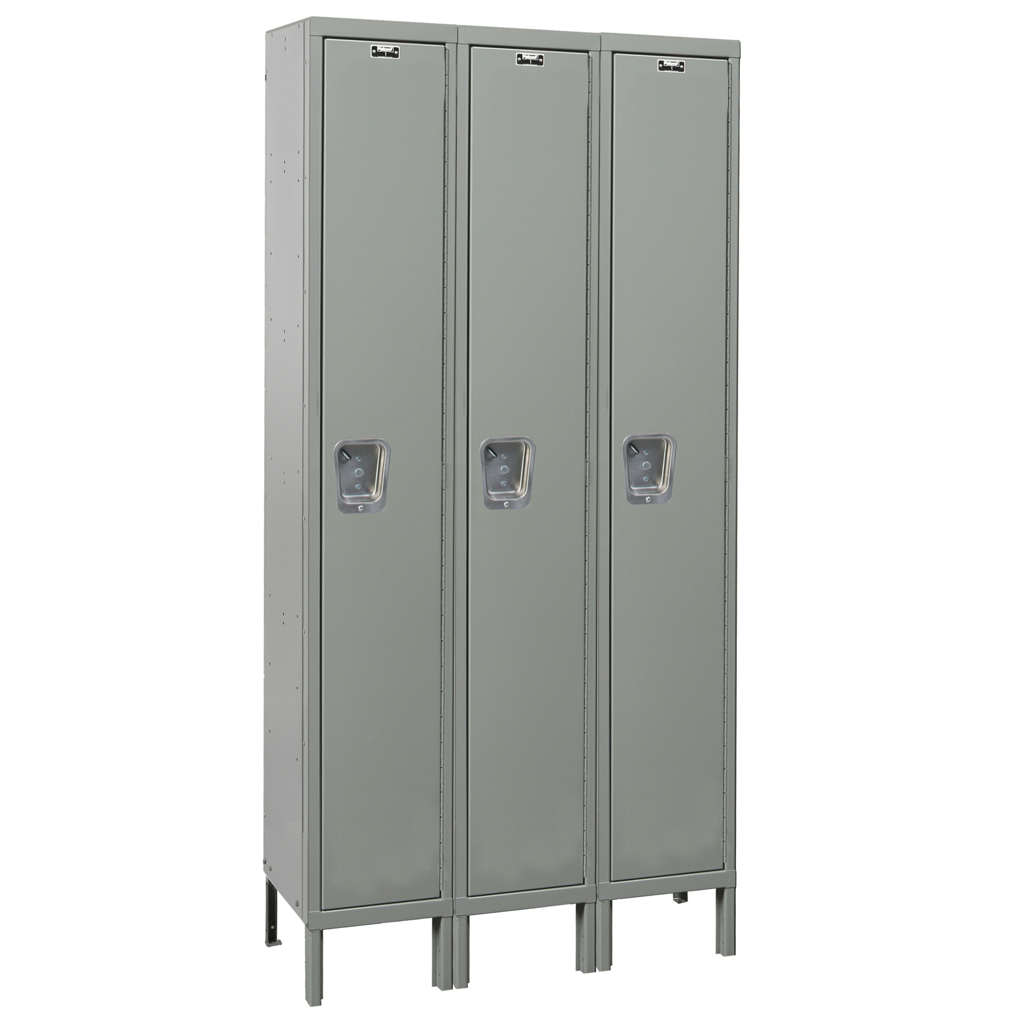 Hallowell, Maintenance-Free Quiet Locker, Height 78 in, Width 54 in, Color Dark Gray, Model# UY3888-1HG